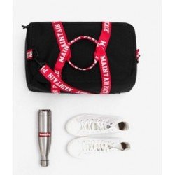 Red English ribbon, shoulder bag handbag, casual Satchel