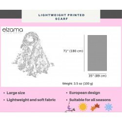 Women Lightweight New Designs Long Cotton Touch Shawl Wrap Warm Scarves