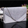 Women Evening Bridal Wallet Envelope Flash Diamond Clutch