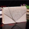 Women Evening Bridal Wallet Envelope Flash Diamond Clutch